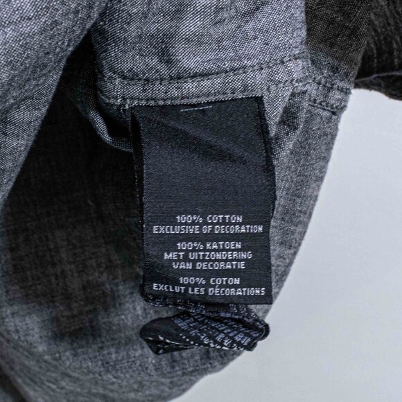 Harley Davidson Motorcycles Aruba Mechanic Short Sleeve Button Shirt Large Y2K - Picture 8 of 9